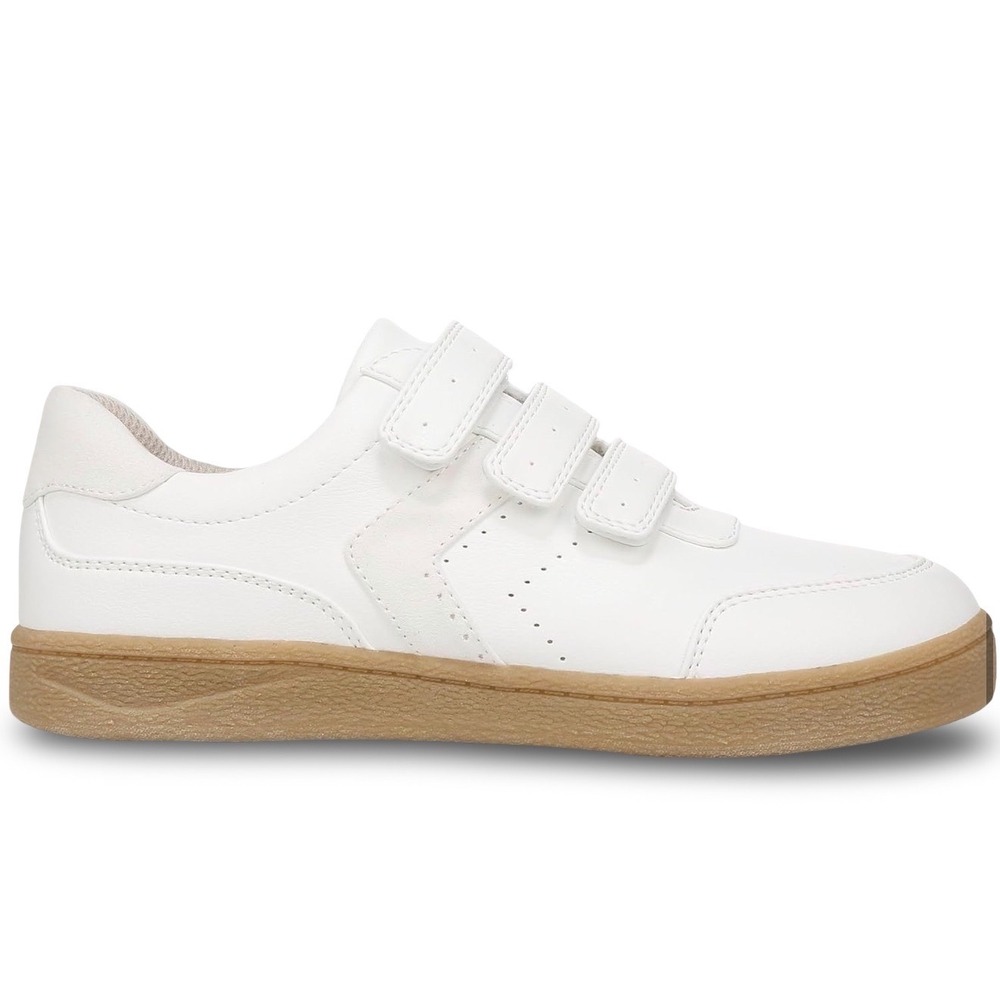 Dr. Scholls Daydreamer Womens White Triple Strap Hook Loop Court Sneaker 7.5 M - Picture 10 of 12